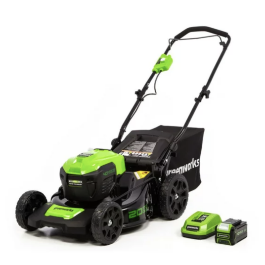 Greenworks 40V 20″ brushless push lawn mower for $274
