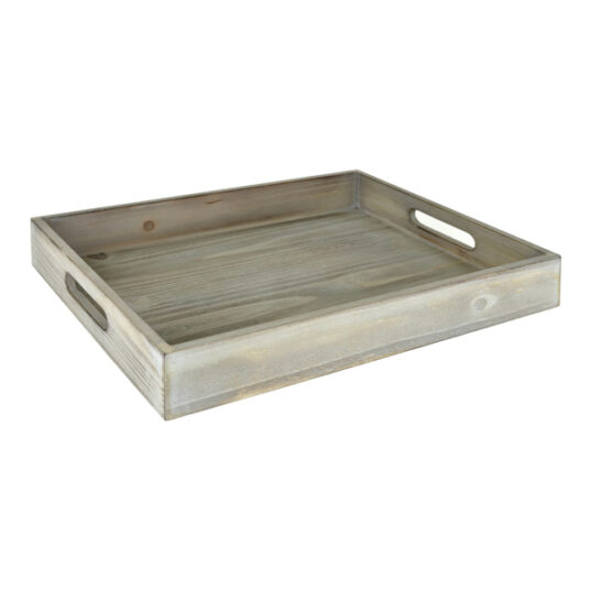Mainstays tabletop wooden tray for $11
