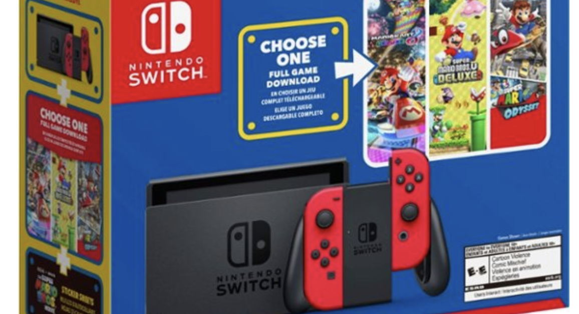 Nintendo Switch Choose One Bundle with FREE game for $300