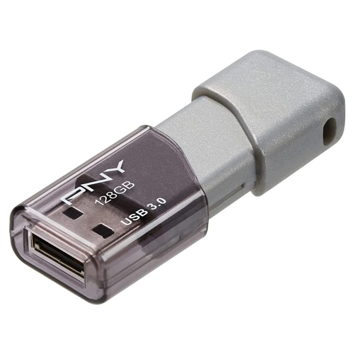 PNY 128GB Turbo Attache 3 USB 3.0 flash drive for $9