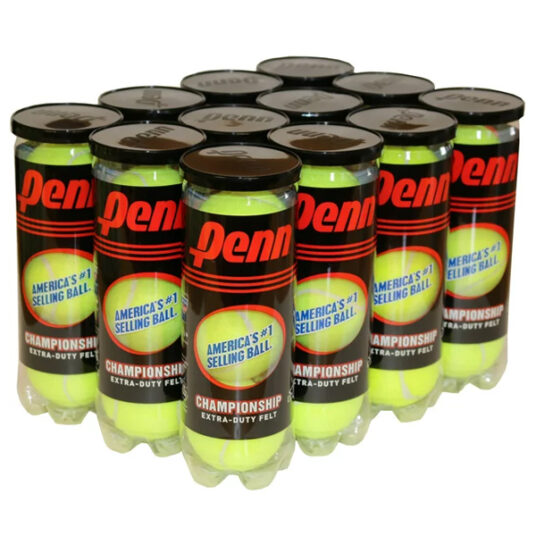 12 cans Penn Championship extra duty tennis balls for $29