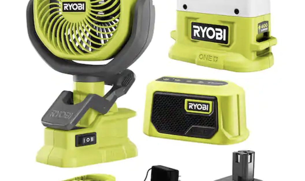 Ryobi ONE+ 18V cordless 3-tool campers kit for $69