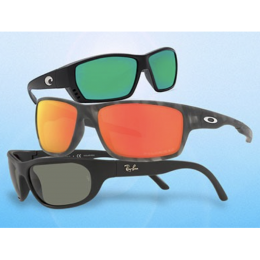 Oakley, Costa & Ray-Ban sunglasses from $40