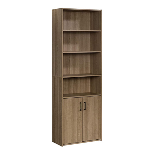 Sauder Beginnings bookcase with doors for $91