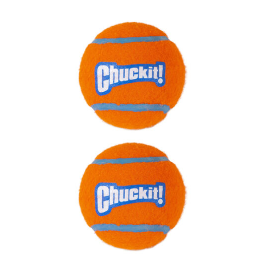 Chuckit! 2-count large dog tennis balls for $2