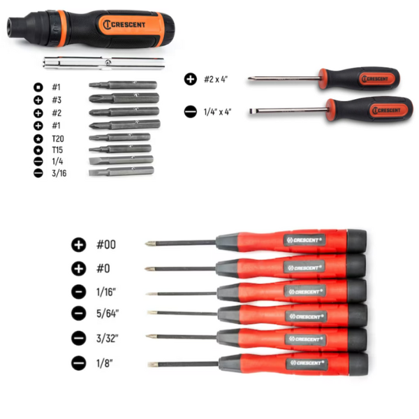 Today only: 30% off select Crescent screwdriver sets