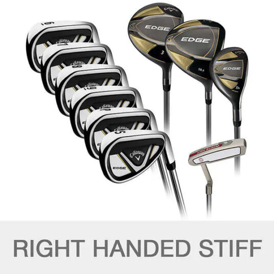 Callaway Edge 10-piece golf club set (right-handed) for $500