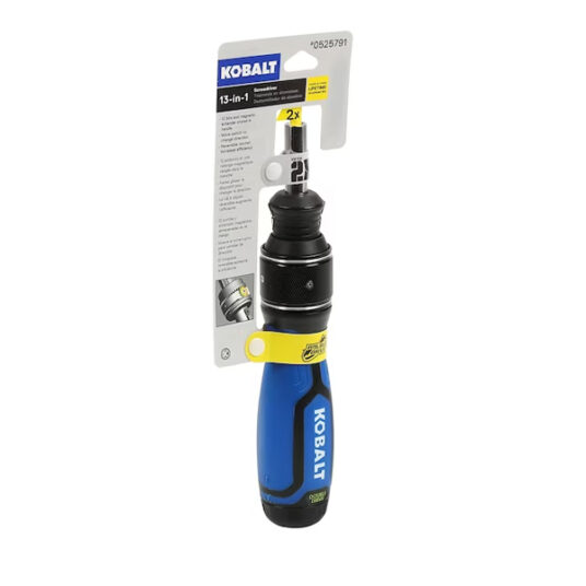 Kobalt 13-piece magnetic ratcheting screwdriver set for $10