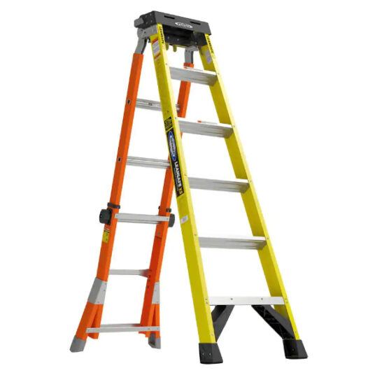 Werner Leansafe X5 14-ft reach multi-position ladder for $99