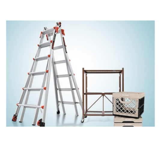 Ladders, bins and storage at Woot from $28