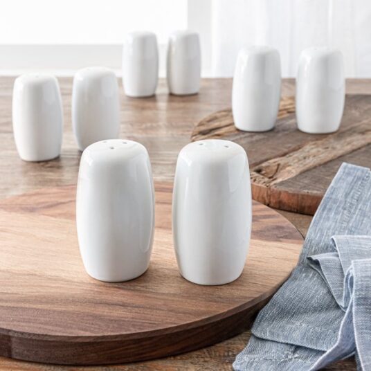 4 sets of Better Homes & Gardens porcelain salt and pepper shakers for $7