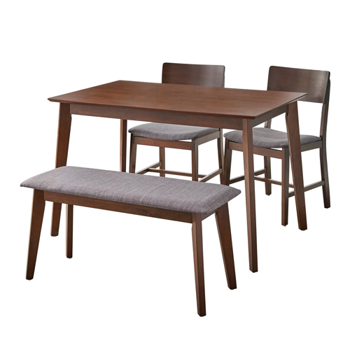 TMS Tiara 4-piece Mid Century dining set with bench for $241