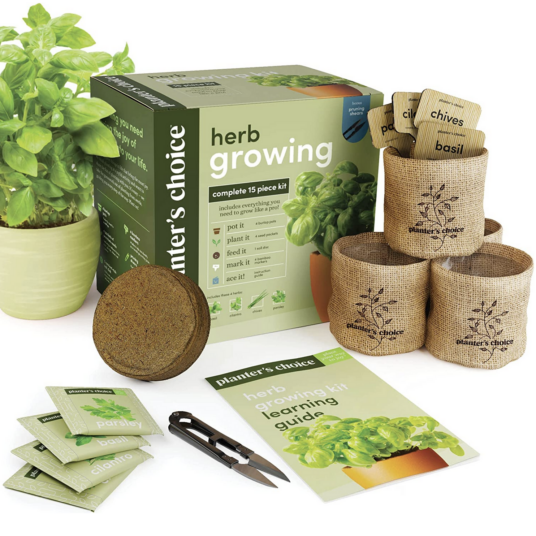 Planters’ Choice indoor herb garden starter kit for $20