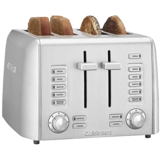Today only: Cuisinart custom select 4-slice stainless toaster for $46 shipped