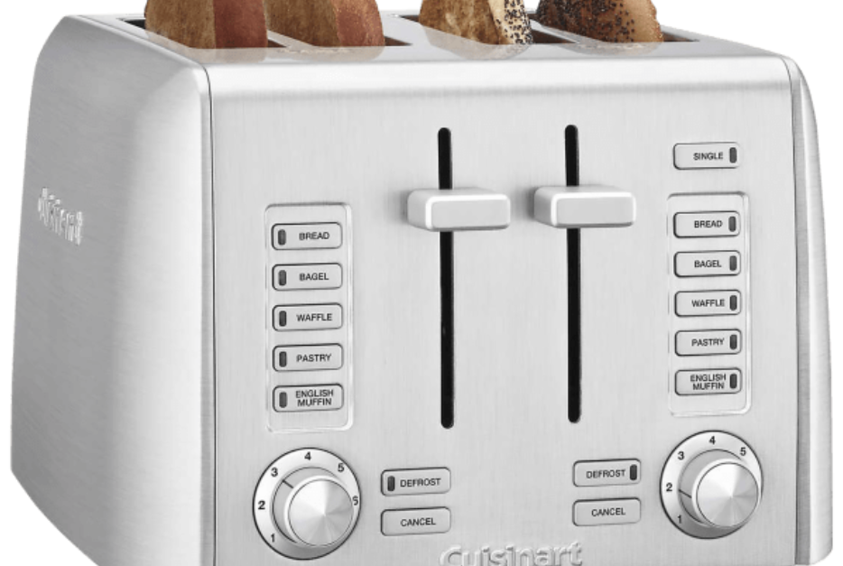 Today only: Cuisinart custom select 4-slice stainless toaster for $46 shipped