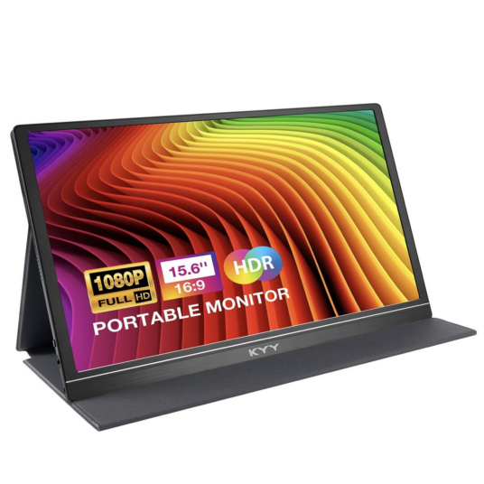 KYY 15.6″ portable laptop monitor for $90