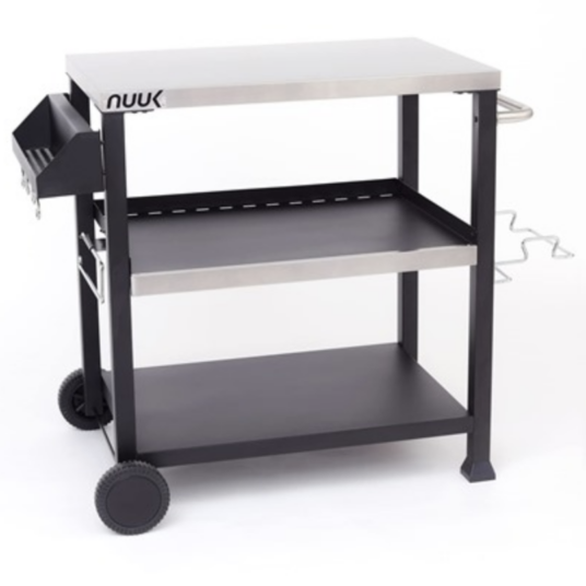 Nuuk Stainless steel 20×32″ outdoor bbq prep station for $103