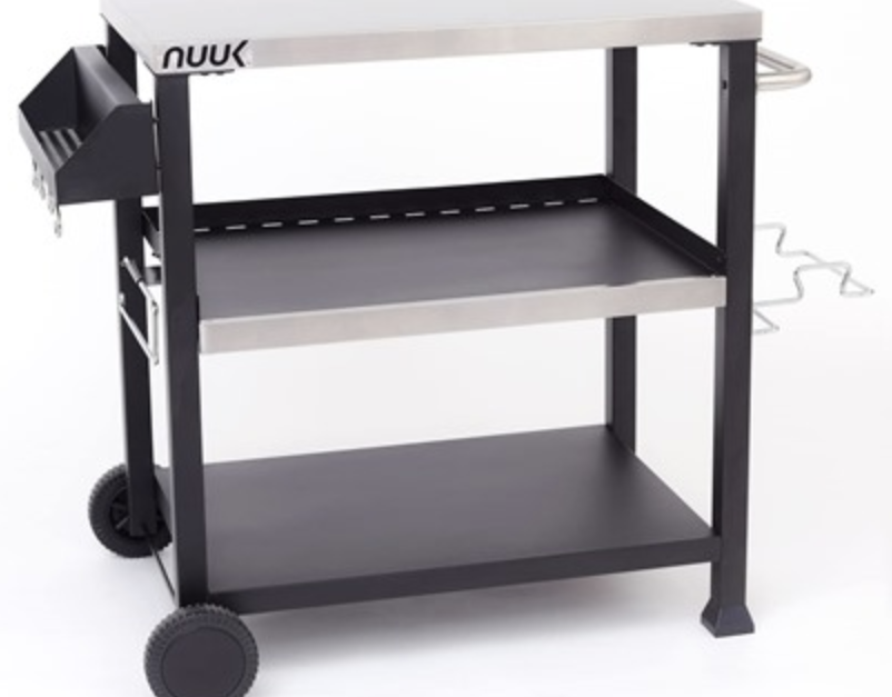 Nuuk Stainless steel 20×32″ outdoor bbq prep station for $103