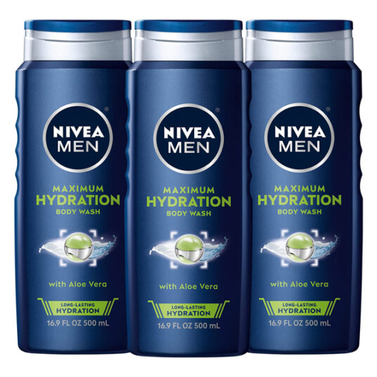 3-pack Nivea men’s Maximum Hydration body wash for $9