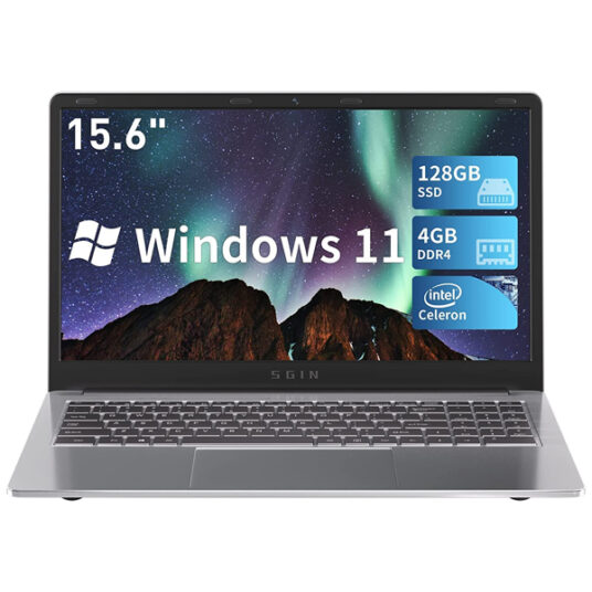 SGIN 15.6-inch 4GB laptop for $260