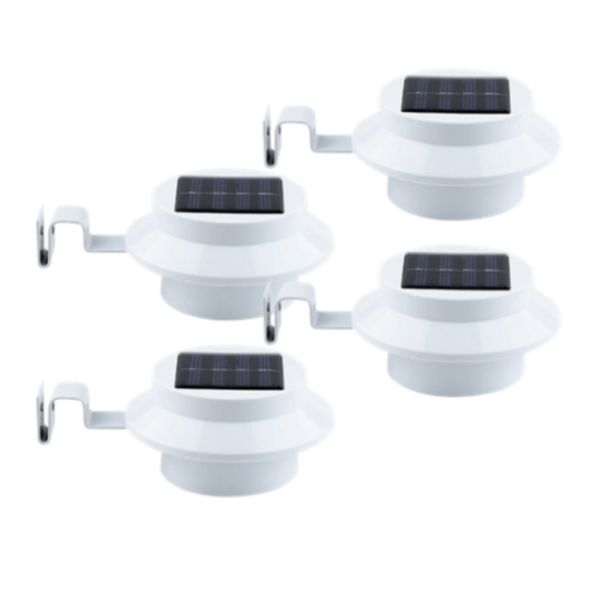 Today only: 4-pack Boundary outdoor solar gutter LED lights for $16