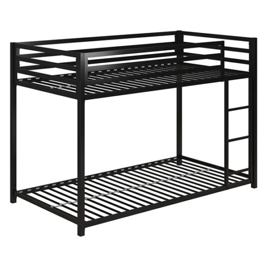 DHP Miles metal twin bunk bed for $186