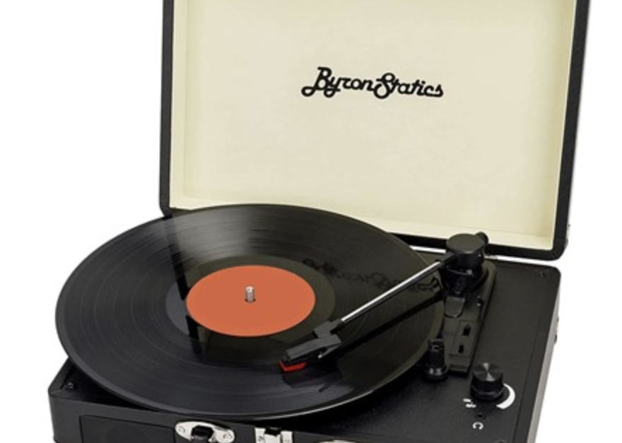 ByronStatics 3-speed vinyl record player for $20