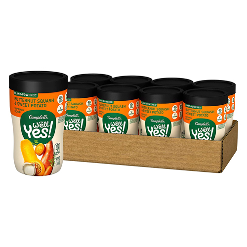 8-count Campbell’s Well Yes! Sipping Soup butternut squash & sweet potato for $10