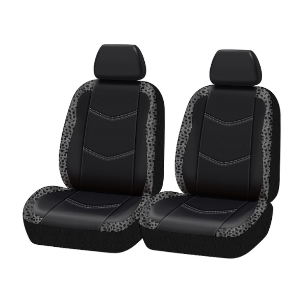 Set of 2 Auto Drive faux leather car seat covers for $8