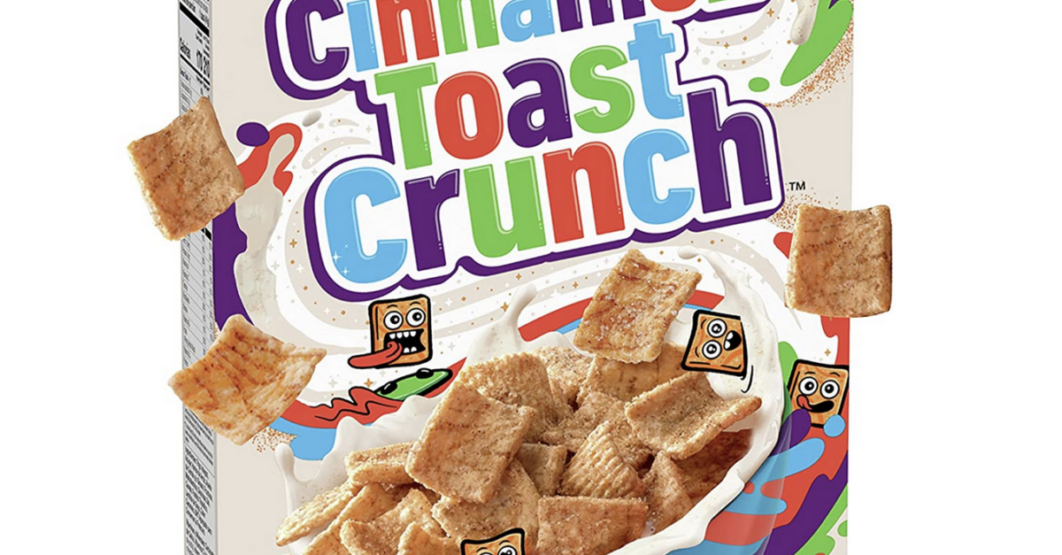 12-oz Cinnamon Toast Crunch breakfast cereal for $2