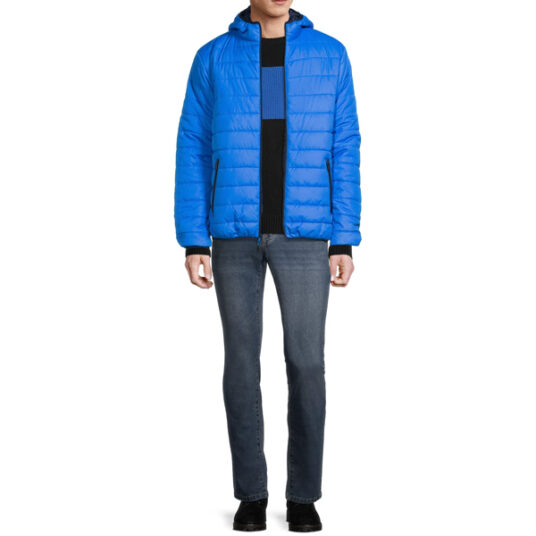 Men’s Climate Concepts hooded down jacket for $10