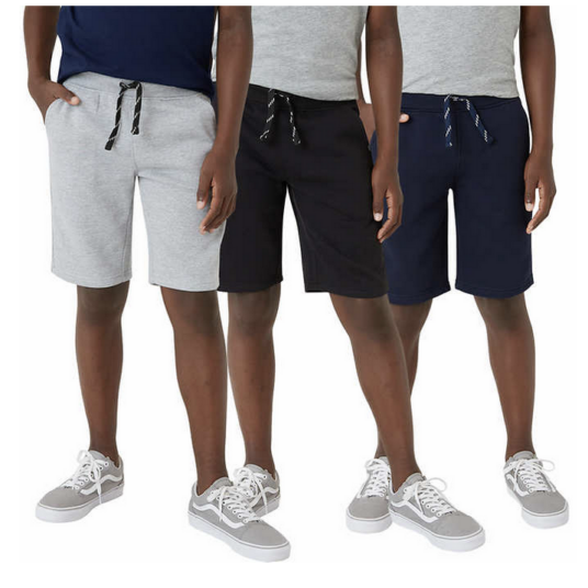 Costco members: 3-pack Lee youth fleece shorts for $12