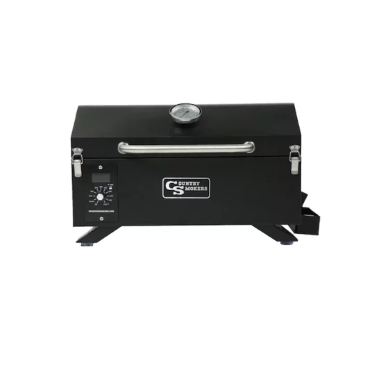 Today only: Country Smokers portable traveler 256-sq. in. black pellet grill for $199