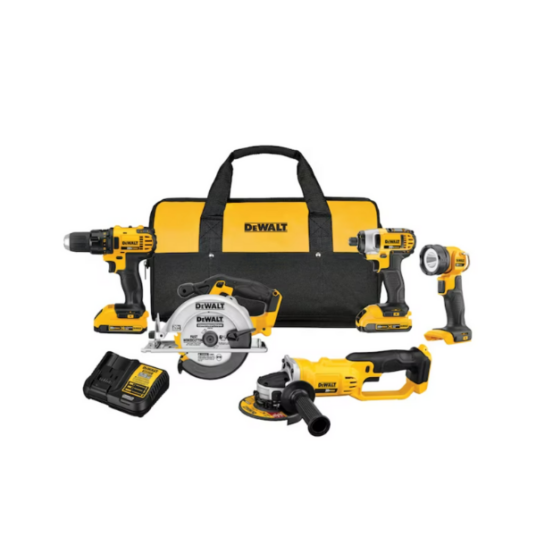 Today only: Dewalt 5-tool 20-volt max power tool combo kit with soft case for $399
