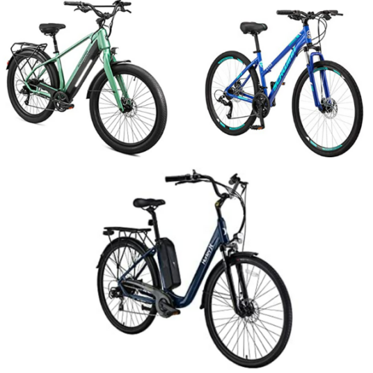 Electric & manual bikes from $220