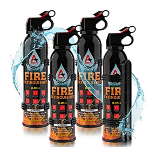 Prime members: 4-pack of A+ Safety portable fire extinguishers for $35