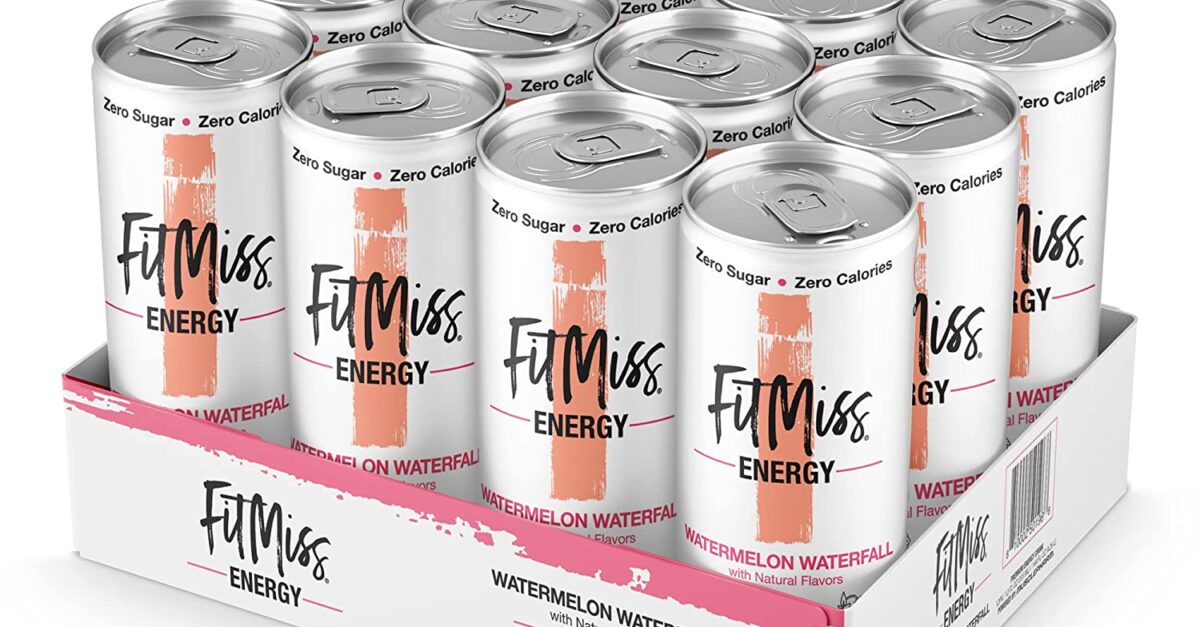 MusclePharm FitMiss 12-pack of sugar free energy drinks for $7