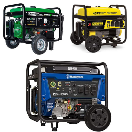 Today only: Select generators from $265