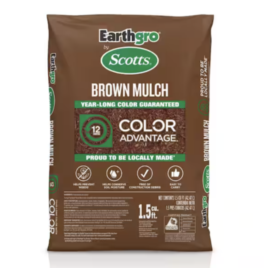 1.5-cu ft bags of Scotts Earthgro mulch for $2 each
