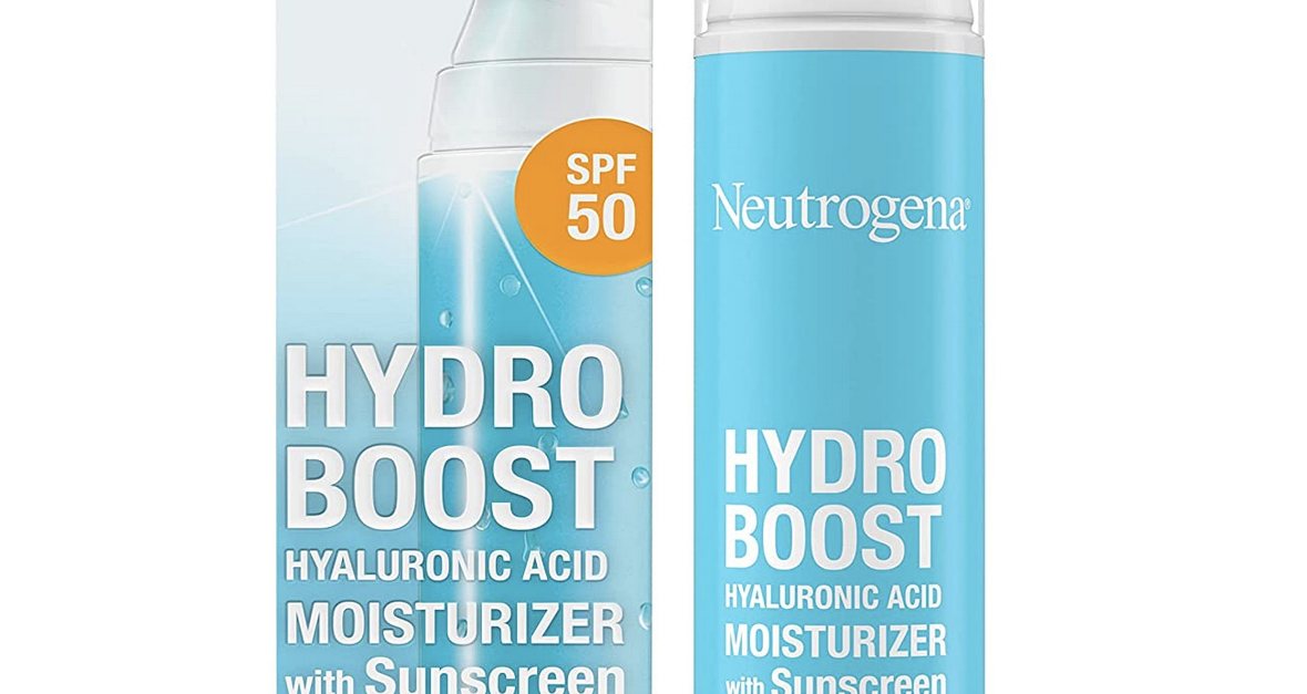1.7-fl oz Neutrogena Hydro Boost SPF 50 Hyaluronic Acid facial moisturizer for $12