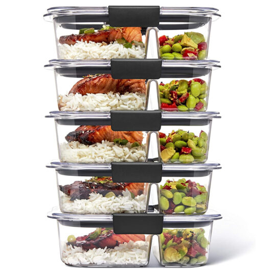 5-piece Rubbermaid Brilliance meal prep containers for $24
