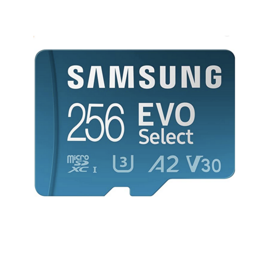 256GB Samsung EVO Select micro SD memory card for $18