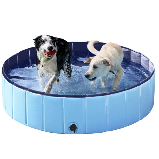 Yaheetech large foldable outdoor pet swimming pool for $30