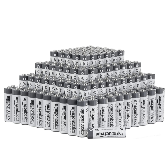 200-pack of Amazon Basics AA batteries for $35