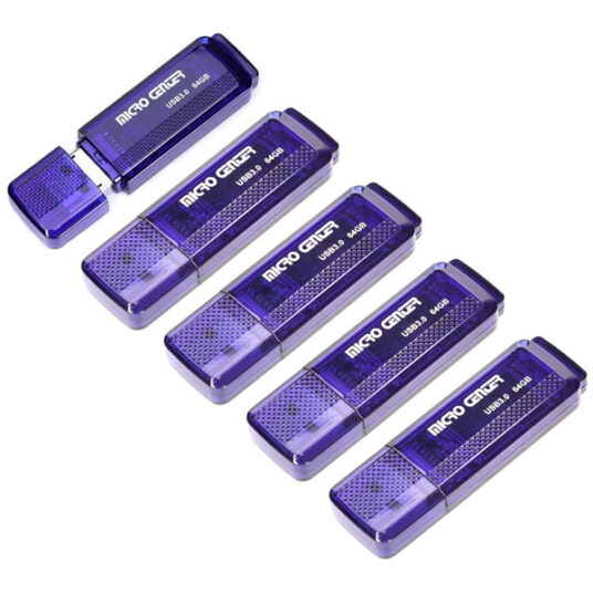 Prime members: 5-pack Micro Center SuperSpeed 64GB flash drives for $23