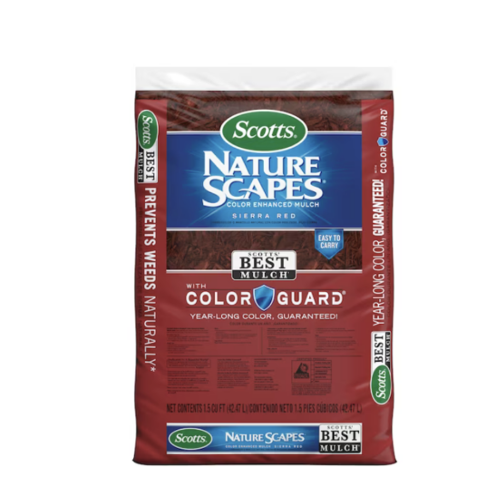Scotts Nature Scapes 1.5-cu ft. color enhanced mulch for $2
