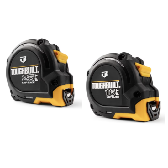 Today only: 20% off select Toughbuilt tape measures