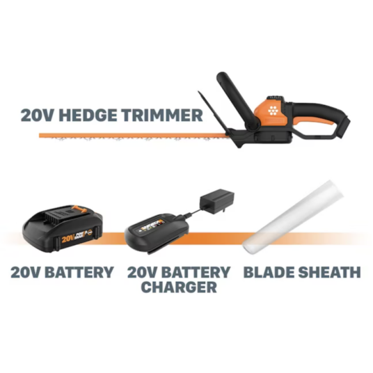 Today only: Worx Power Share dual cordless hedge trimmer for $100