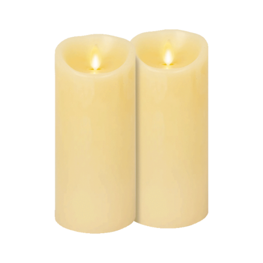 2-pack Luminara ivory flameless candles for $36 shipped