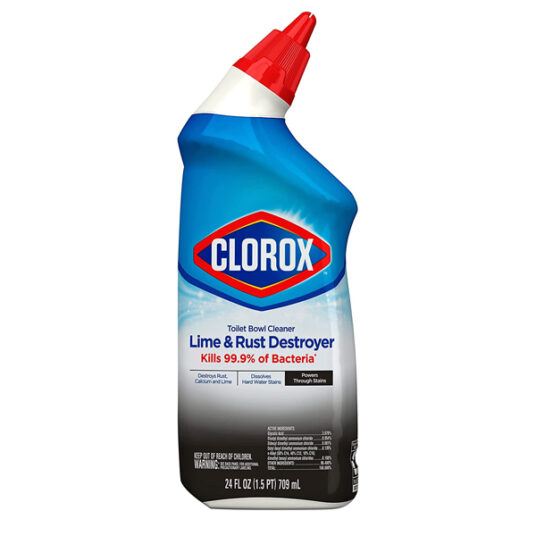 Clorox toilet bowl cleaner lime & rust destroyer for less than $3